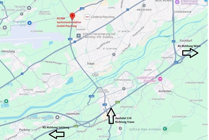 Karte Linz